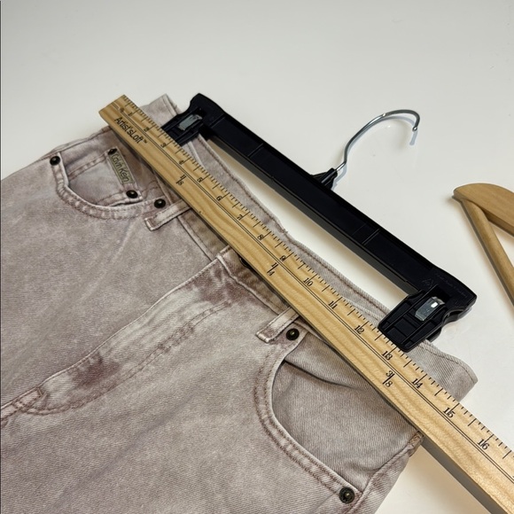 Calvin Klein Brown Cream Straight Leg Jeans Size 28 - Picture 5 of 10
